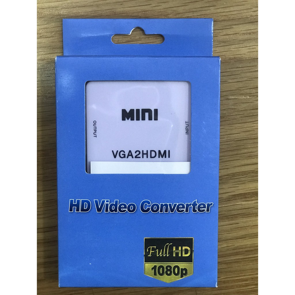 BOX CHUYỂN  VGA SANG HDMI MINI-FULL HD 1080P