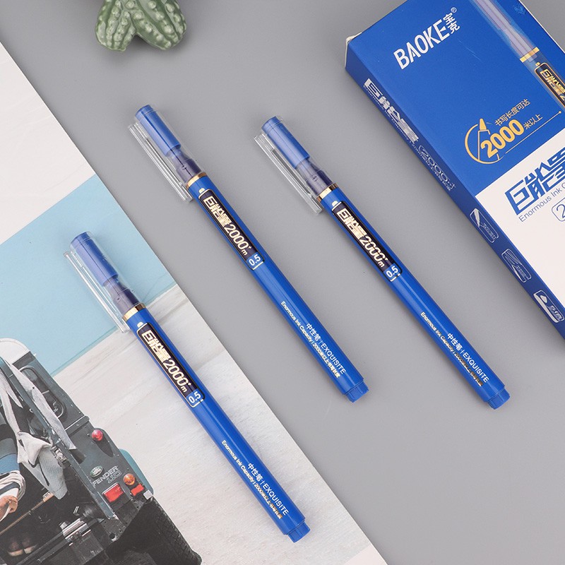 Bút Gel Baoke - PC3828 - 0.5 - ngòi siêu trơn - 2000m