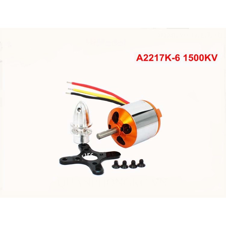 Motor Himodel XXD 2217-950kv/1100kv/1500KV/2300kv bao gồm jack chuối