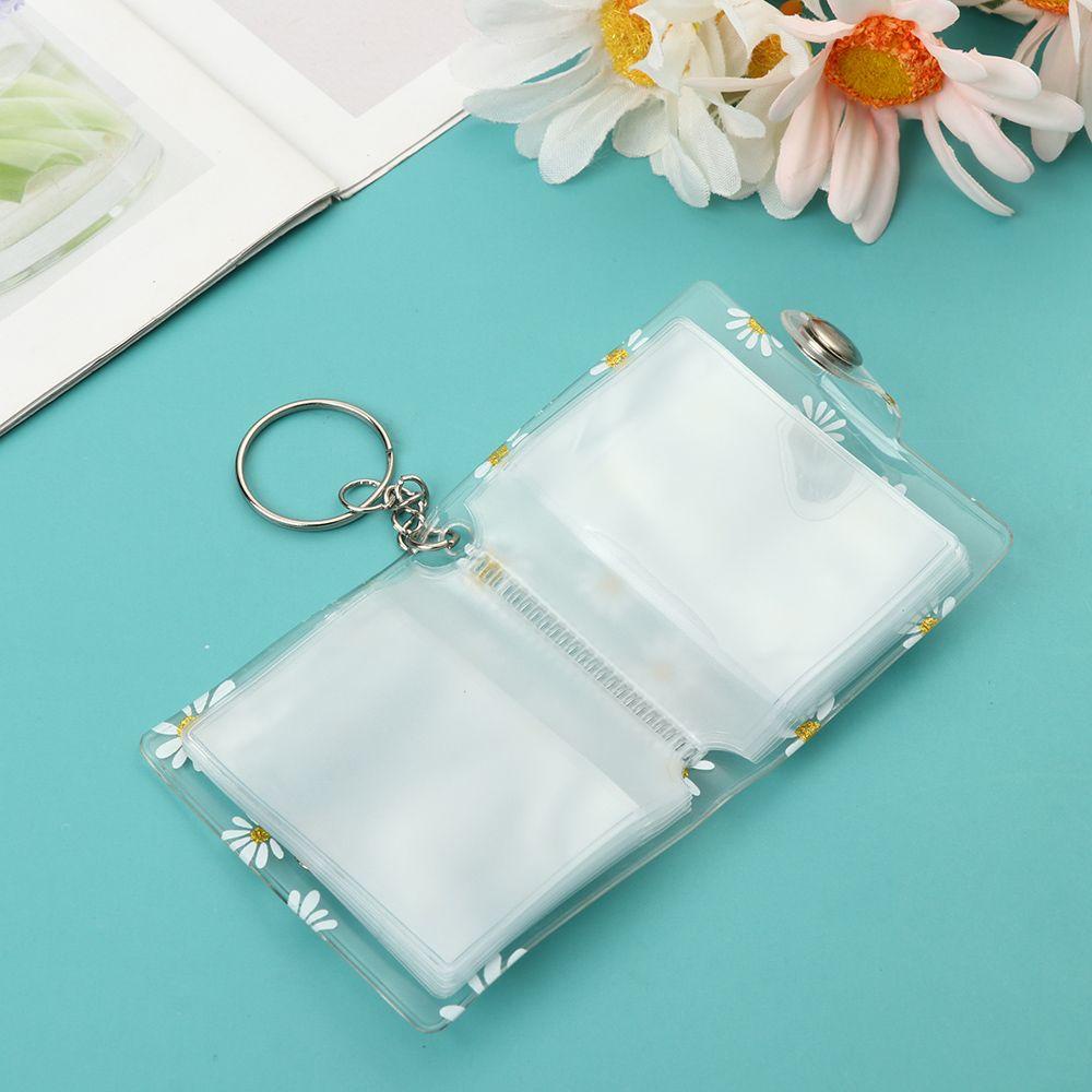 BORAG Album Đựng Ảnh 2 inch 20 Ngăn Bằng PVC Có Móc Khóa Tiện Lợi