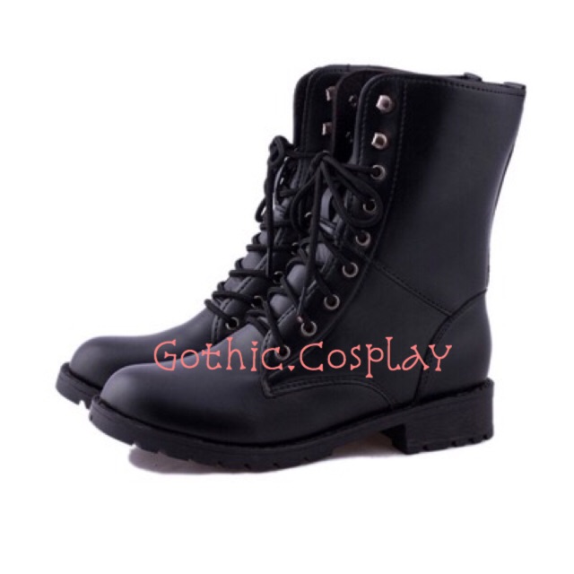 [CÓ SẴN] 🍁 Giày boot cổ cao chiến binh cosplay phong cách Nhật 🍁 (Tài khoản Shopee duy nhất: gothic.cosplay ) | BigBuy360 - bigbuy360.vn