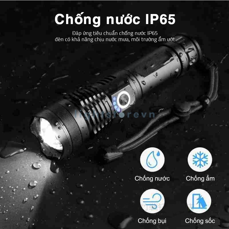 Đèn pin siêu sáng XHP50 ( cam kết chuẩn loại 1) | BigBuy360 - bigbuy360.vn