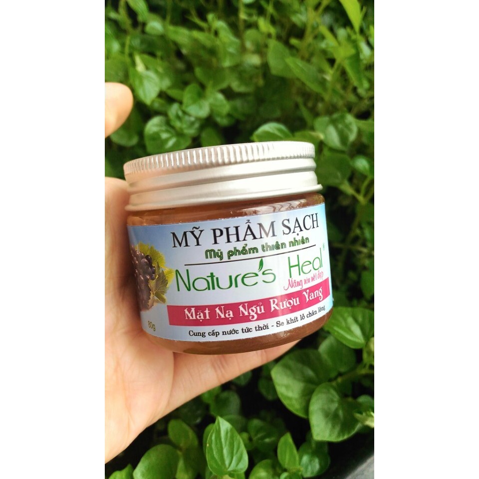 Mặt Nạ Ngủ Rượu Vang Nature's Heal