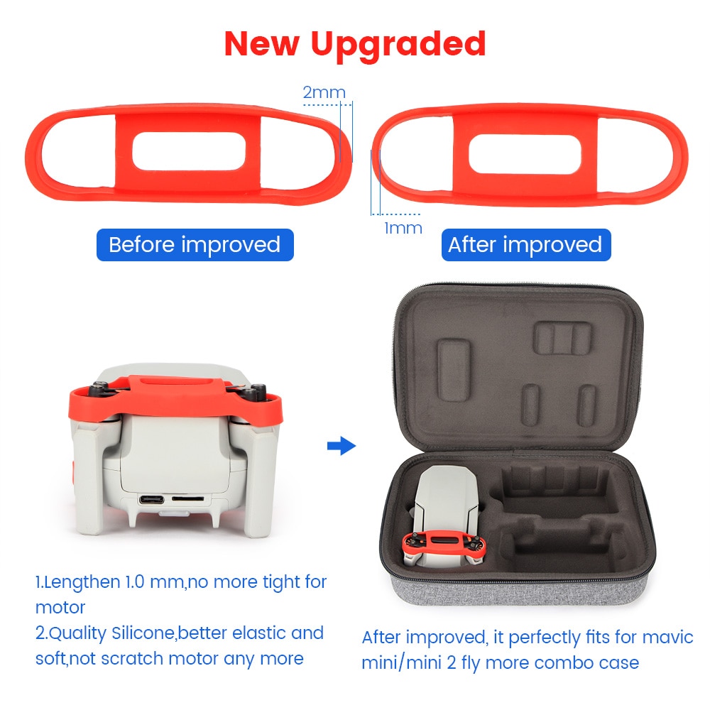 Khung Bảo Vệ Cố Định Cánh Quạt Bằng Silicone Cho DJI Mavic Mini/Mavic Mini 2/Mini SE