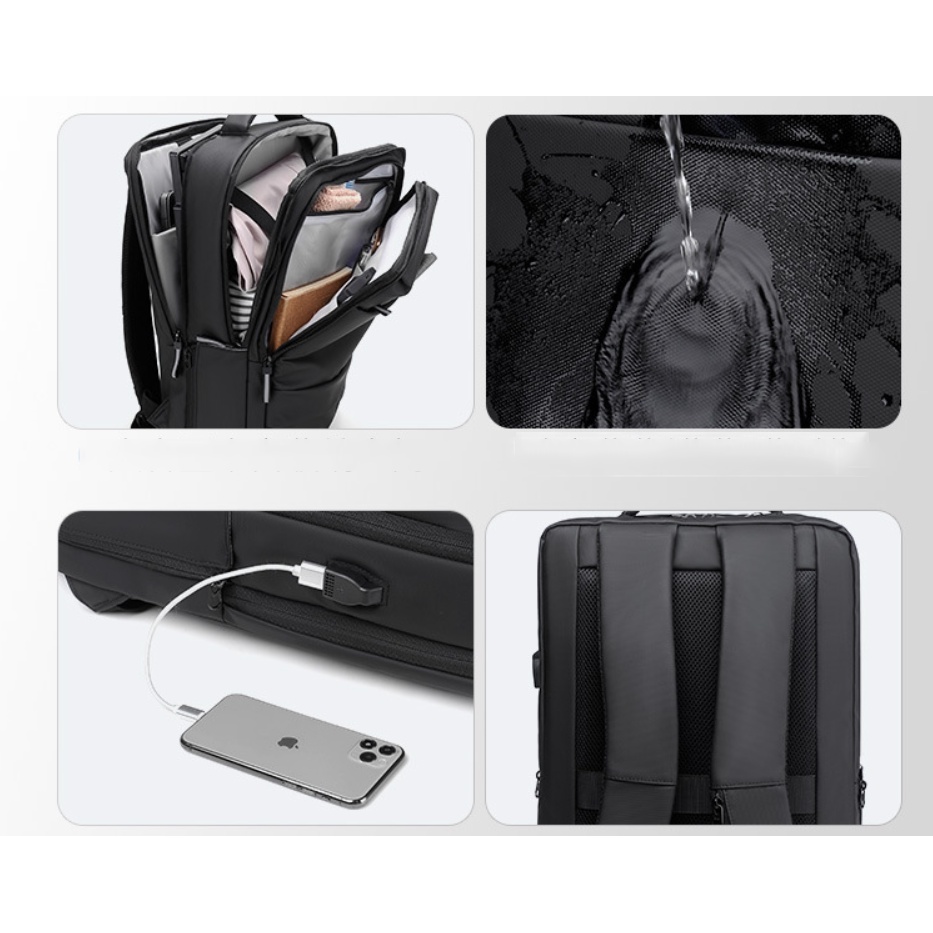 Balo laptop nam 17.3 inh đa chức năng cao cấp phong cách ca tính mới