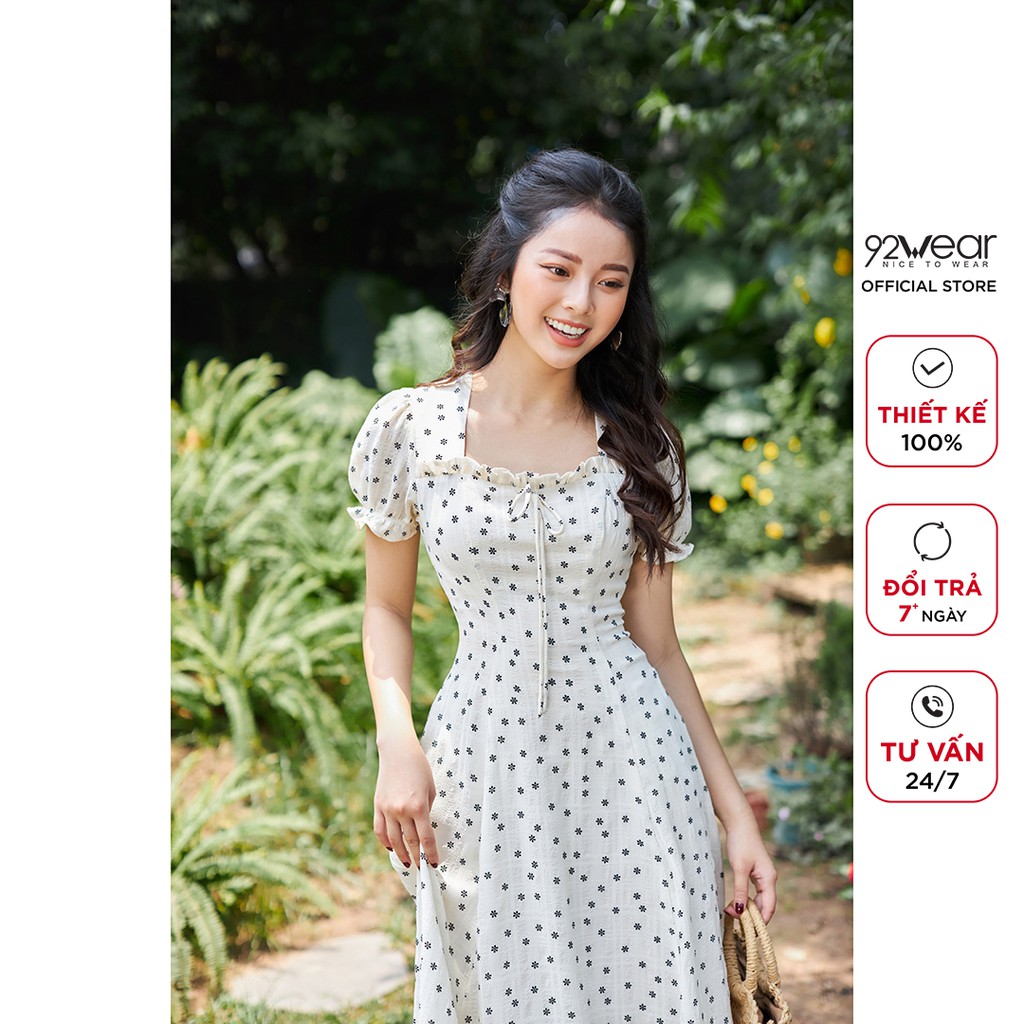 Đầm Dài Maxi 92WEAR váy đi biển đi du lịch , thoải mái mà vẫn sang trọng DMA1651