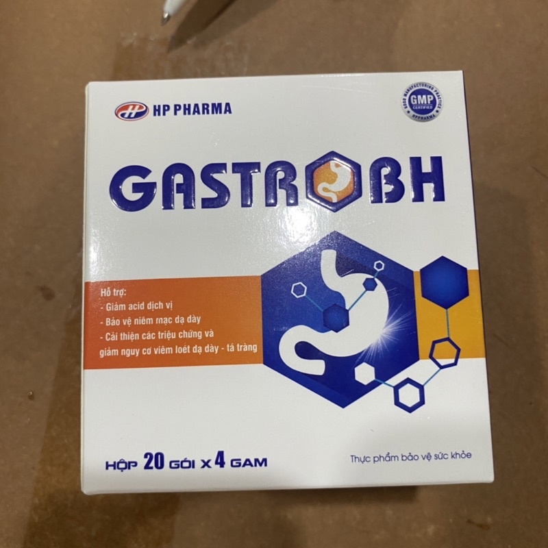20 gói Thành phần từ thảo dược GASTRO BH - giảm Acid dịch vị giảm nguy cơ viêm loét dạ dày tá tràng ,trào ngược dạ dày