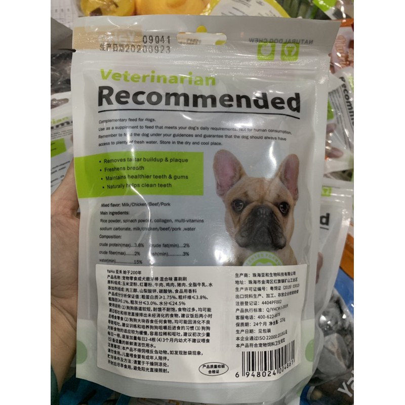 Xương bàn chải yaho mix vị 25 thanh