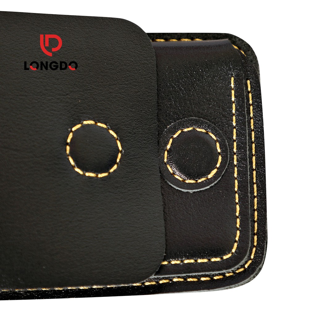 Ví sen 3 - Ví tiền mini - Cam kết 100% da bò thật - Bảo hành 5 năm - Thương hiệu uy tín Longdo Leather