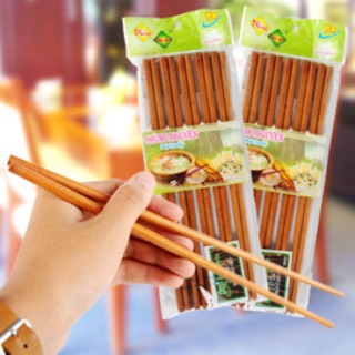 ĐŨA GỖ PHÙNG NGUYÊN CAO CẤP Set 10 đôi.