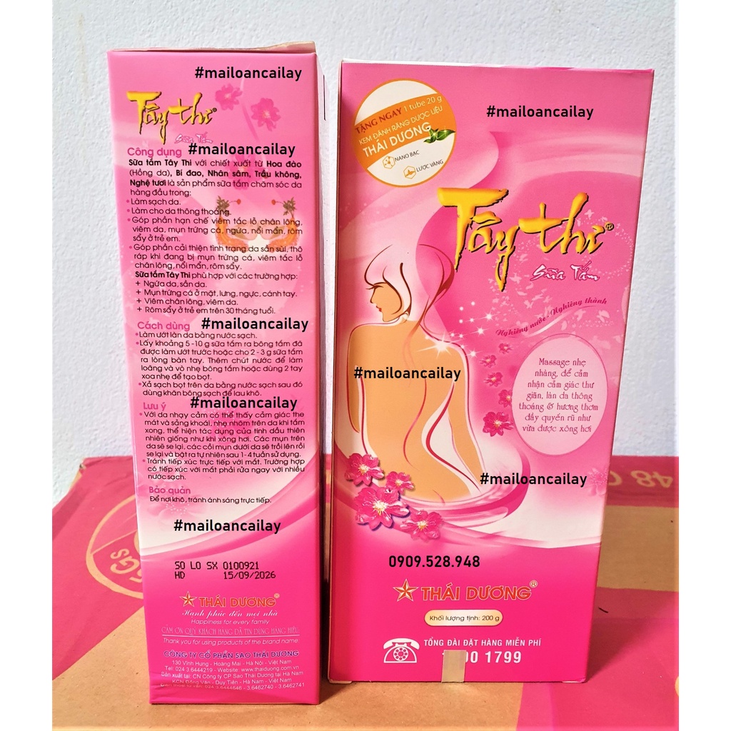 Sữa tắm Tây Thi - Sao Thái Dương 200ml