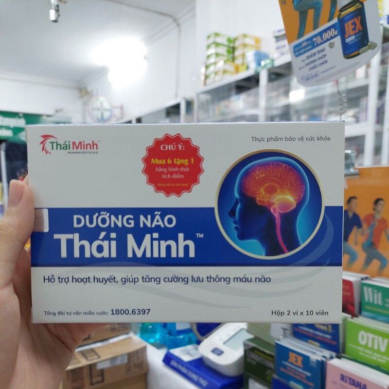 Viên Uống Dưỡng Não Thái Minh hộp 20 viên