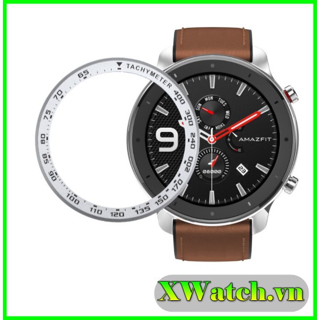 Vòng thép bao viền mặt đồng hồ thông minh cho Huami Amazfit Gtr 47mm 42mm