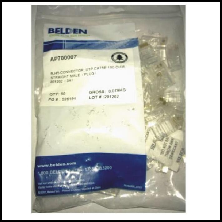 Đầu Nối Dây Mạng Lan Belden Rj45 Cat5E Rj 45 | BigBuy360 - bigbuy360.vn