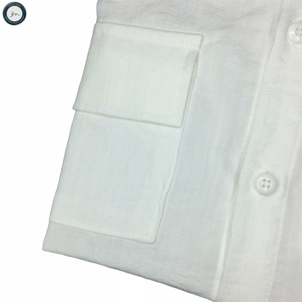 Áo Sơ Mi Nam Dài Tay Màu Đen Có Túi Chất Vải Đũi Xước Chống Nhăn Form Body [12] | BigBuy360 - bigbuy360.vn