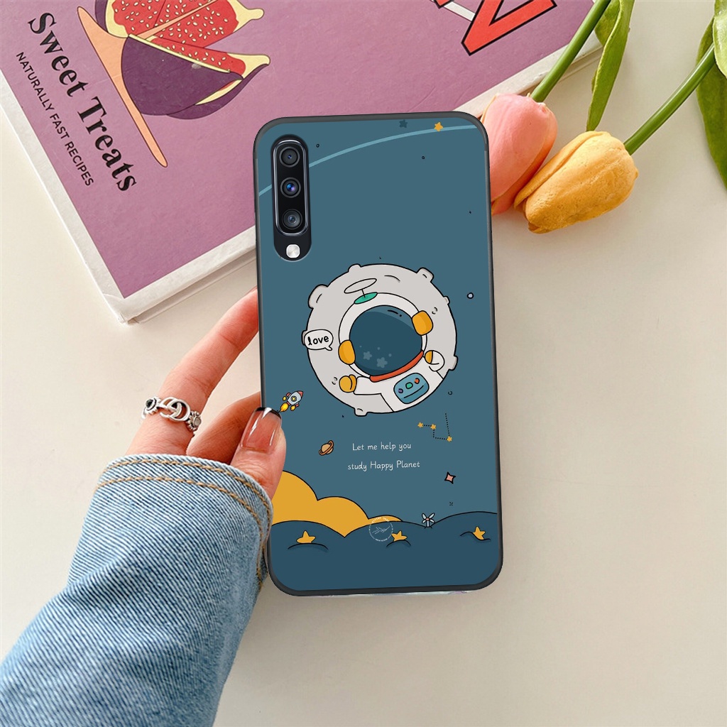 Ốp lưng Samsung A50 - A50s - A30s vũ trụ, phi hành gia ốp điện thoại viền dẻo thời trang cao cấp