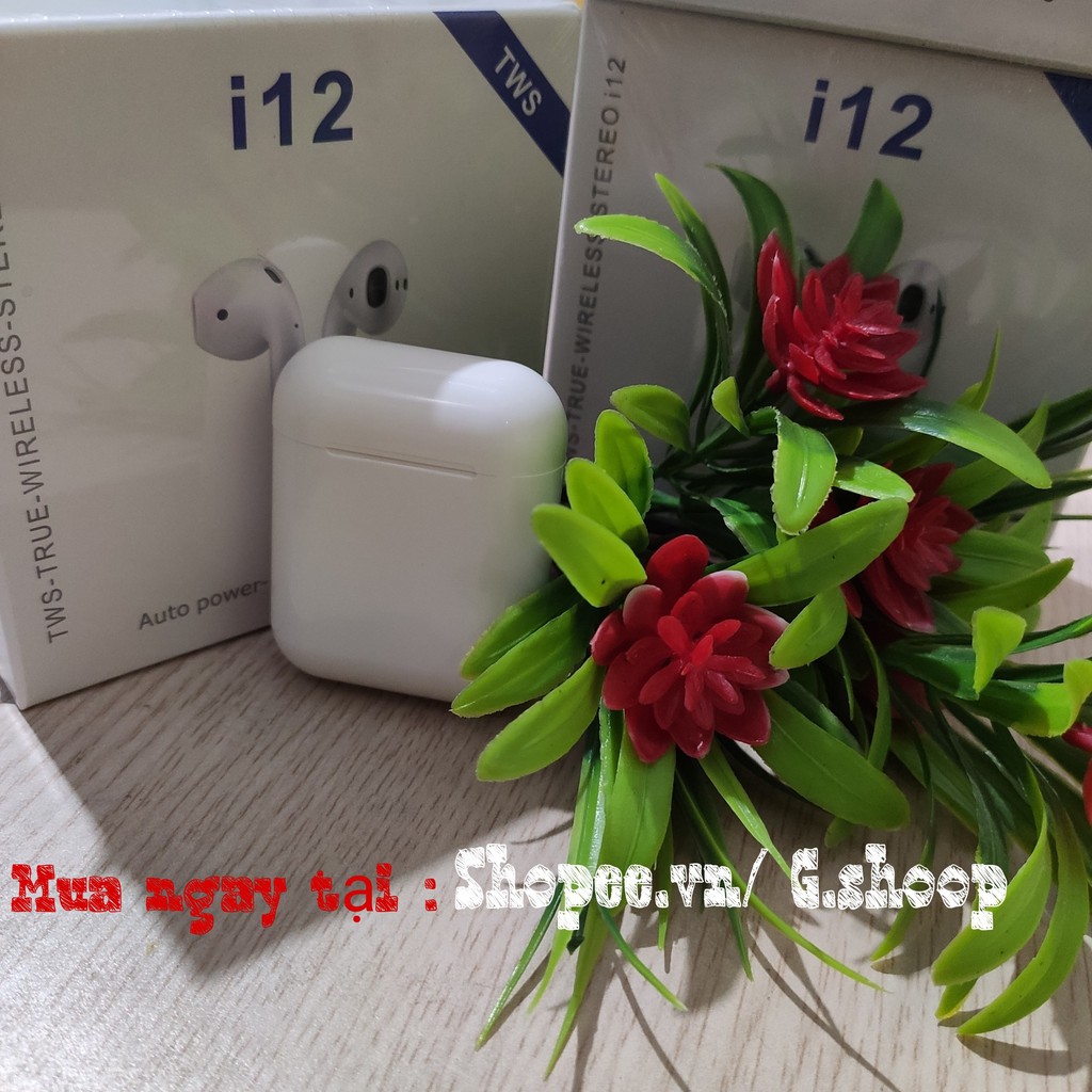 (𝑯𝒂̀𝒏𝒈 𝑪𝒉𝒖𝒂̂̉𝒏) Tai Nghe i12 TWS Bluetooth 5.0 . Tai nghe không dây cảm ứng | BigBuy360 - bigbuy360.vn