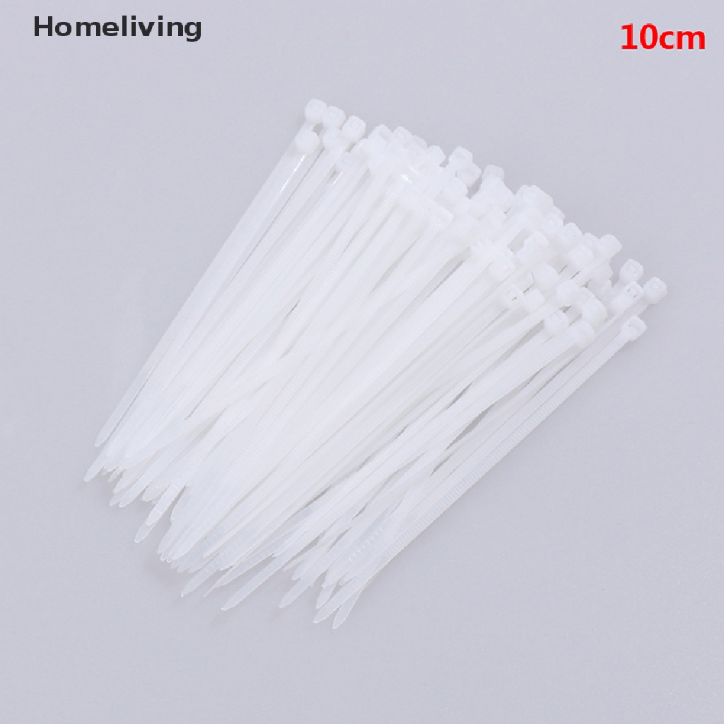 Set 100 Dây Buộc Bằng Nhựa Nylon Chống Lão Hóa 2.5 * 20cm / 2.5 * 10cm