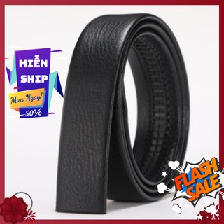 [Dây Lưng] Thắt Lưng Da Nam Da PU may dấu viền cao cấp Bản 3.5F- Dây Nịt Nam dành cho khoá tự động 4.5 F( không kèm mặt)