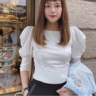 Áo sơ mi tay bồng