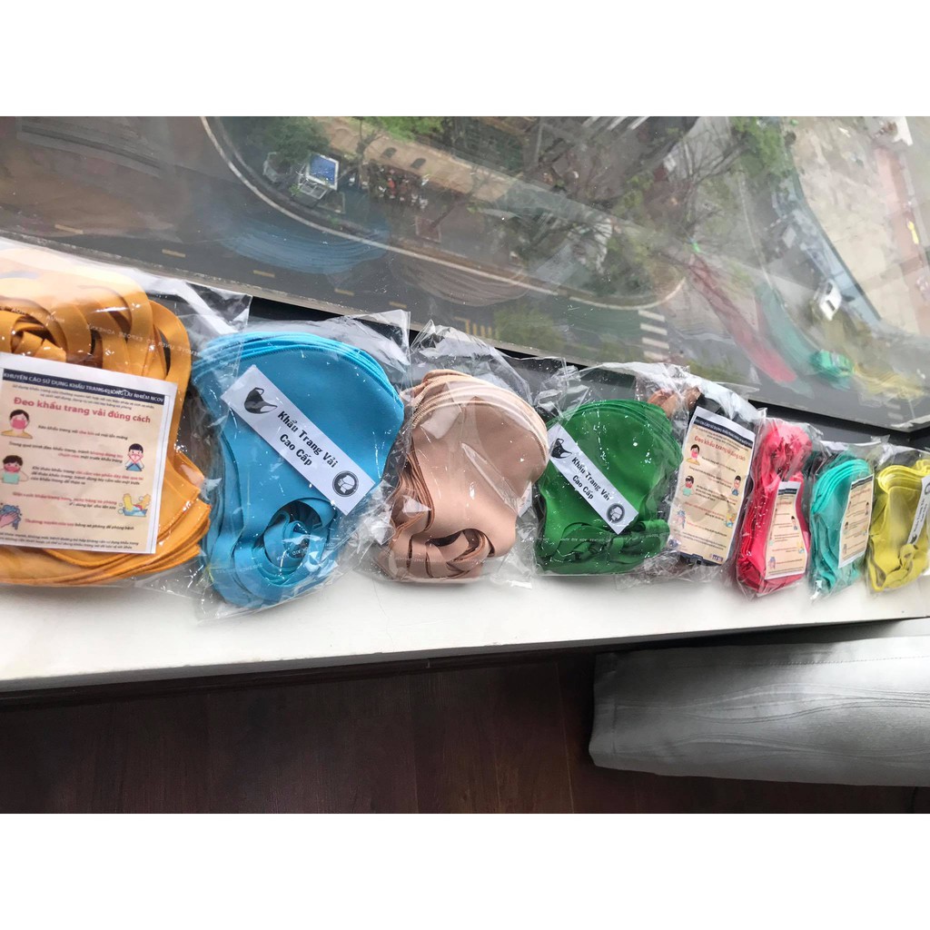 Khẩu trang vải 10 cái màu ngẫu nhiên | BigBuy360 - bigbuy360.vn