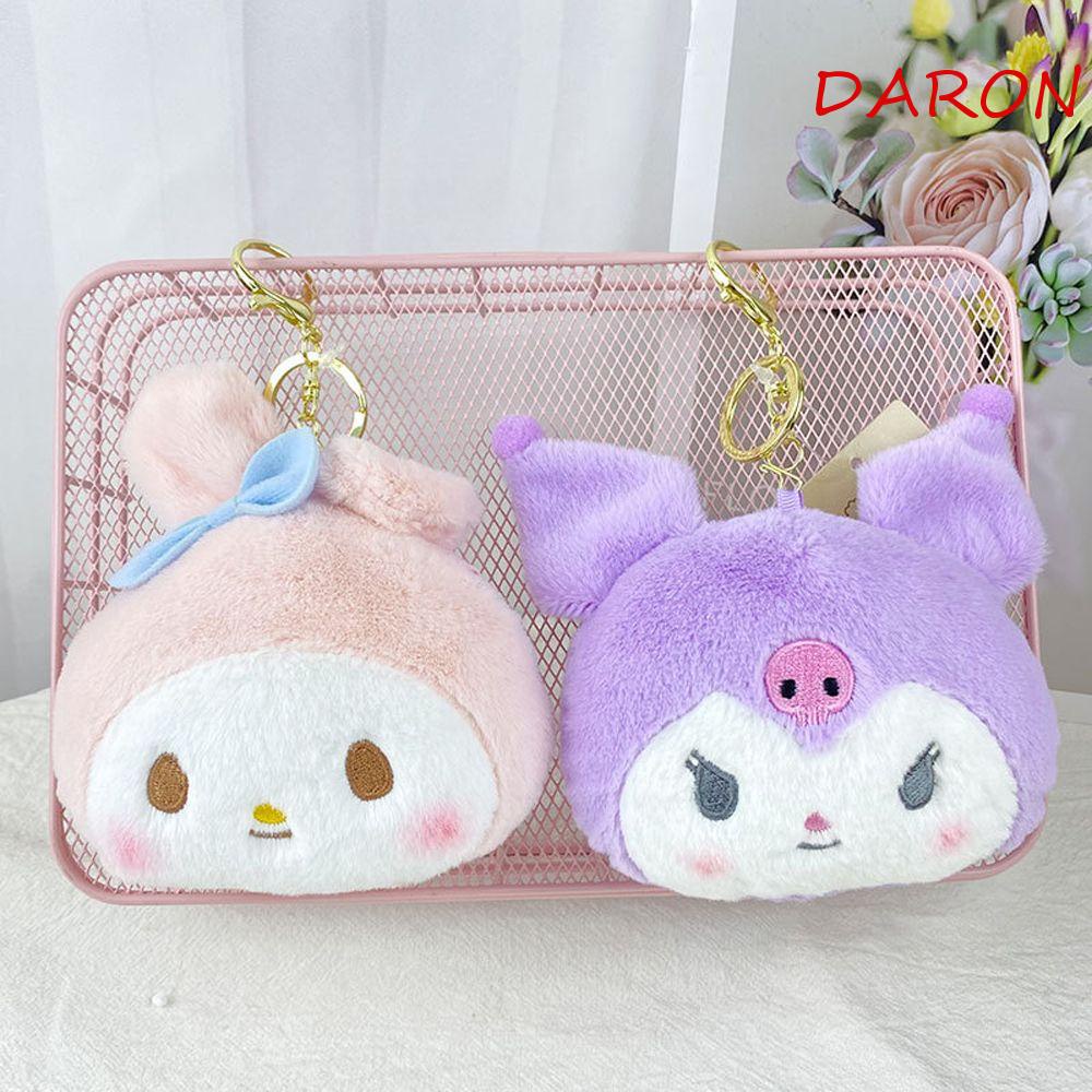Túi Đựng Tiền Xu / Son Môi Kuromi Nhồi Bông Mềm Mại Hình Động Vật Melody Kitty Đáng Yêu