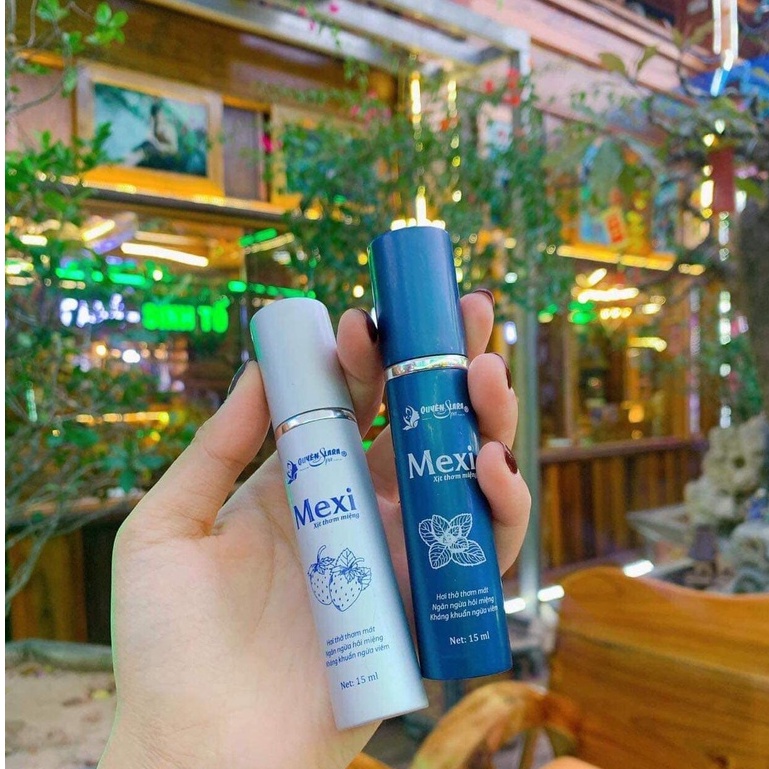 Xịt Thơm Miệng Cao Cấp Mexi Quyên Lara Giúp Kháng Khuẩn,Vệ Sinh Khử Mùi Hôi Miệng Tức Thì 15ml