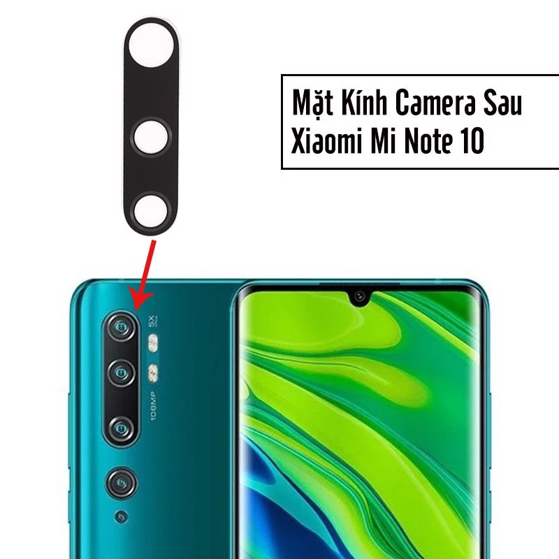 Mặt kính thay thế camera sau cho Xiaomi Mi Note 10 - Mi CC9 Pro