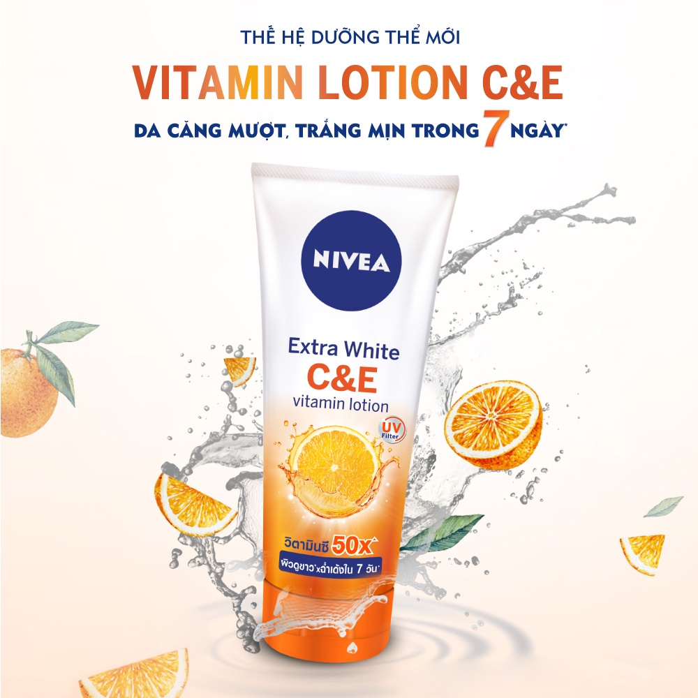 Sữa Dưỡng Thể Dưỡng Trắng Nivea Extra White C&amp;E Vitamin Lotion - 84374 - 180ml