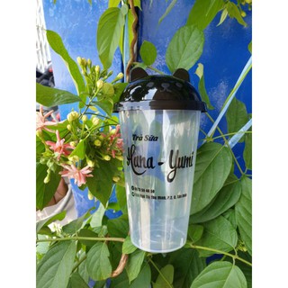 50 Ly 500ml trà sữa Nắp Gấu (pp cứng)