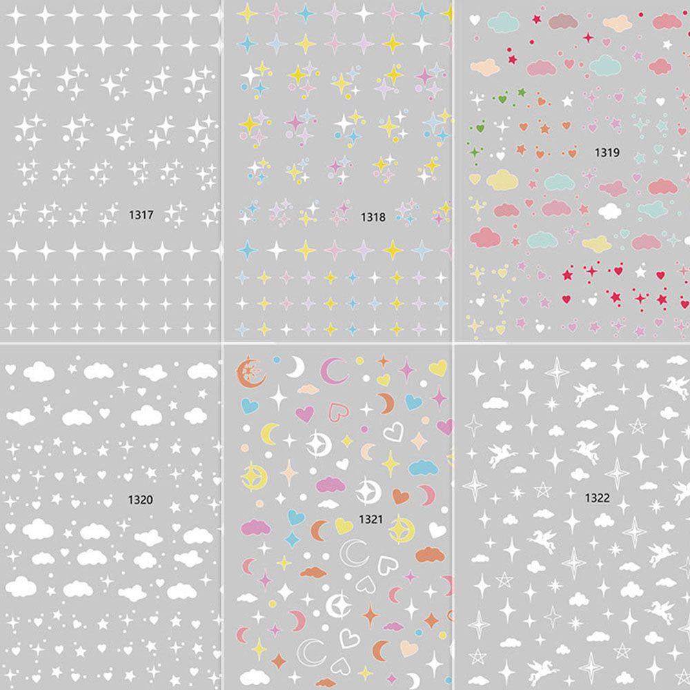 Miếng Dán Trang Trí Móng Tay 3D Thời Trang Mùa Hè