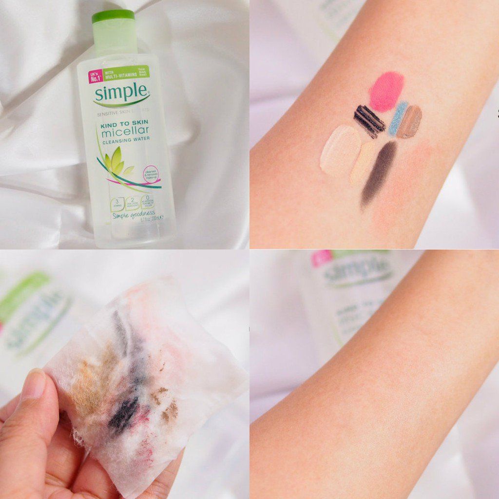 [Chính Hãng] Nước tẩy trang Simple Micellar làm sạch trang điểm vượt trội - không chứa cồn gây khô rát 200ml | BigBuy360 - bigbuy360.vn
