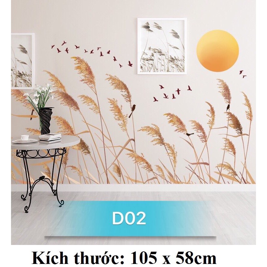 Decal bóc dán từng chi tiết - Mẫu thiên nhiên
