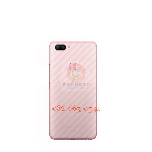 Miếng dán mặt lưng skin carbon Vivo X6 plus/ X6s/ X7 plus