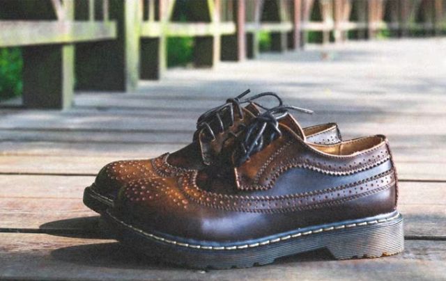 Giày da bò nữ Vintage cao cấp