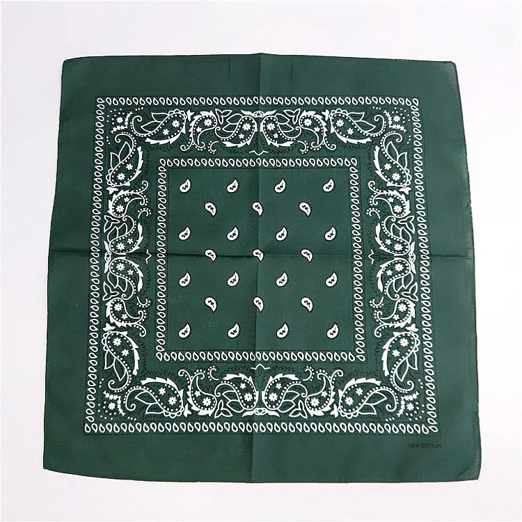 Khăn bandana Khăn hiphop đa năng cotton size 55x55cm