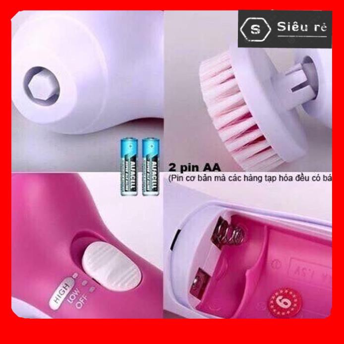 Máy Massage Rửa Mặt Đa Năng 5in1 Beauty Care Massager Model AE8782 (PD3242)