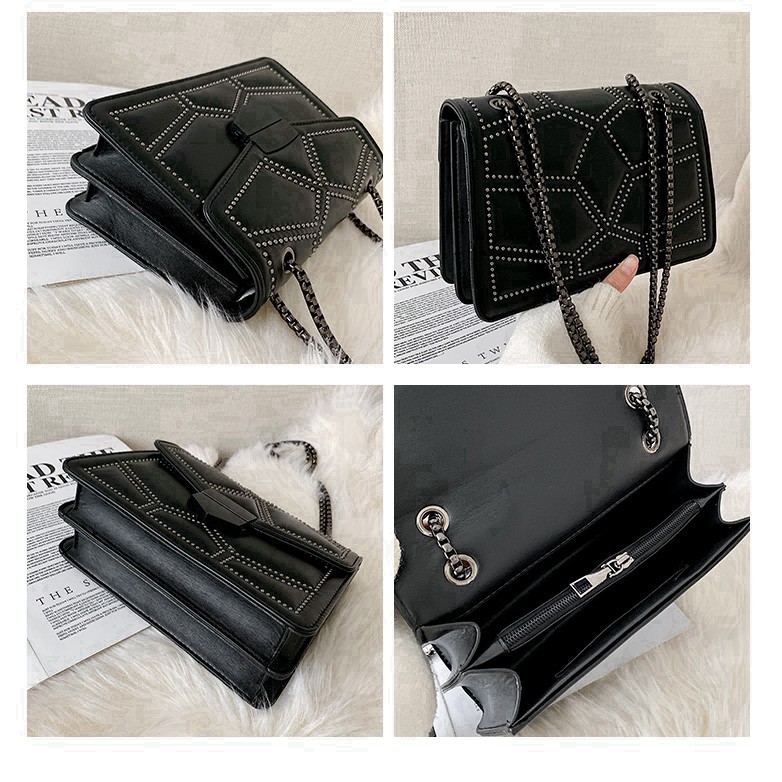 Túi xách nữ đeo chéo họa tiết khối cực chất 2021 TX19 túi xách đeo vai - Túi xách Chip Xinh | BigBuy360 - bigbuy360.vn