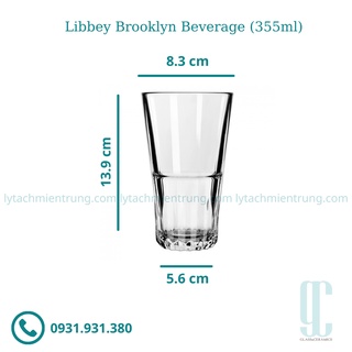 [15794] Ly Thủy Tinh Libbey Brooklyn Beverage (355ml)
