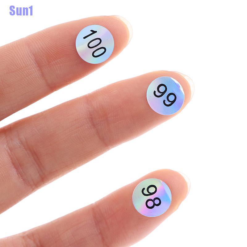 Miếng Dán Số Màu laser Chống Thấm Nước Tiện Dụng