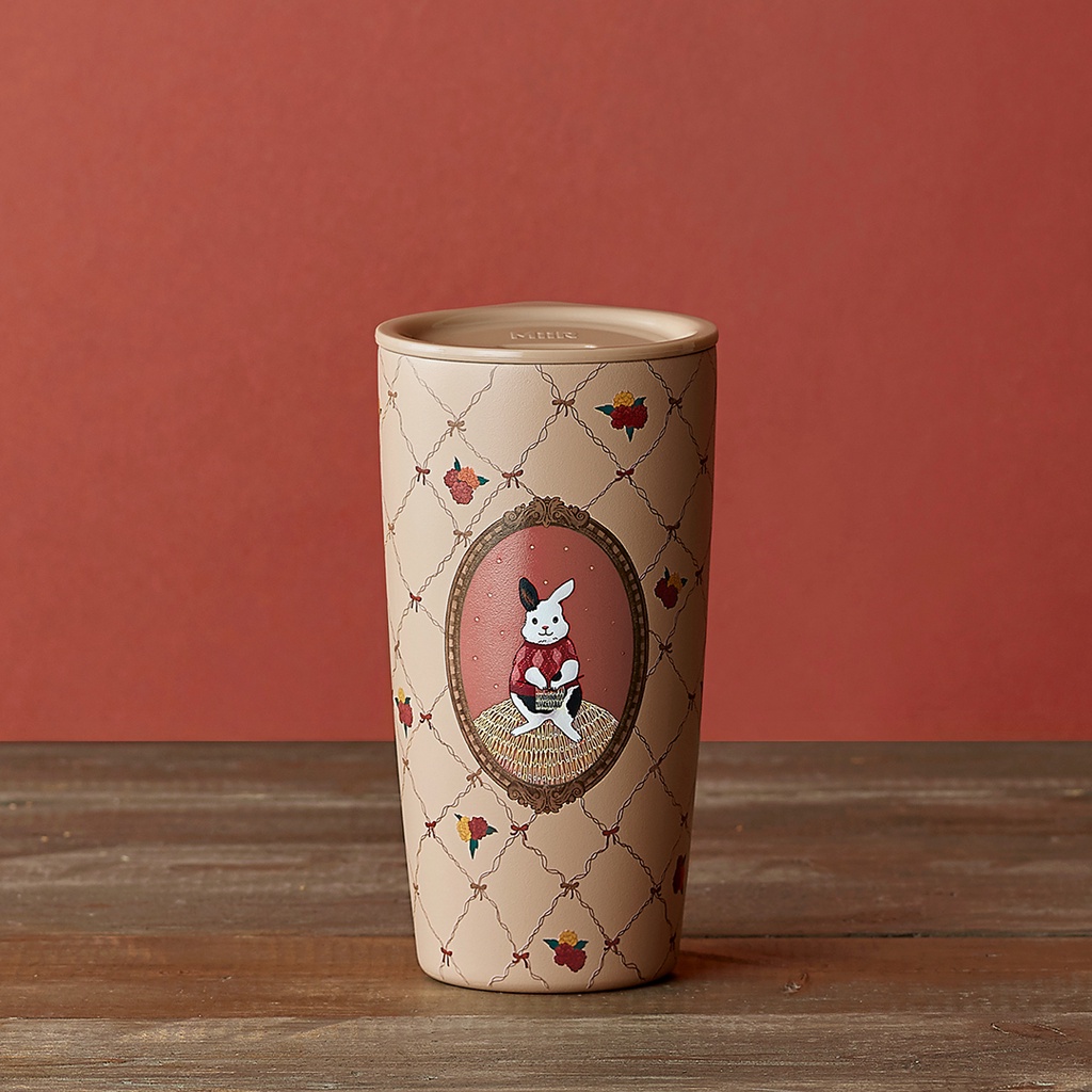 [LIFEMCMBP4 -12% đơn 250K] Bình Starbucks 16Oz (473ml) Classic Bunny