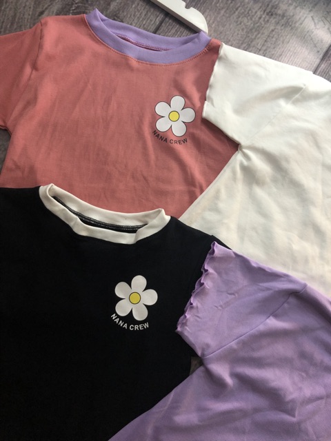 Áo croptop hoa cúc