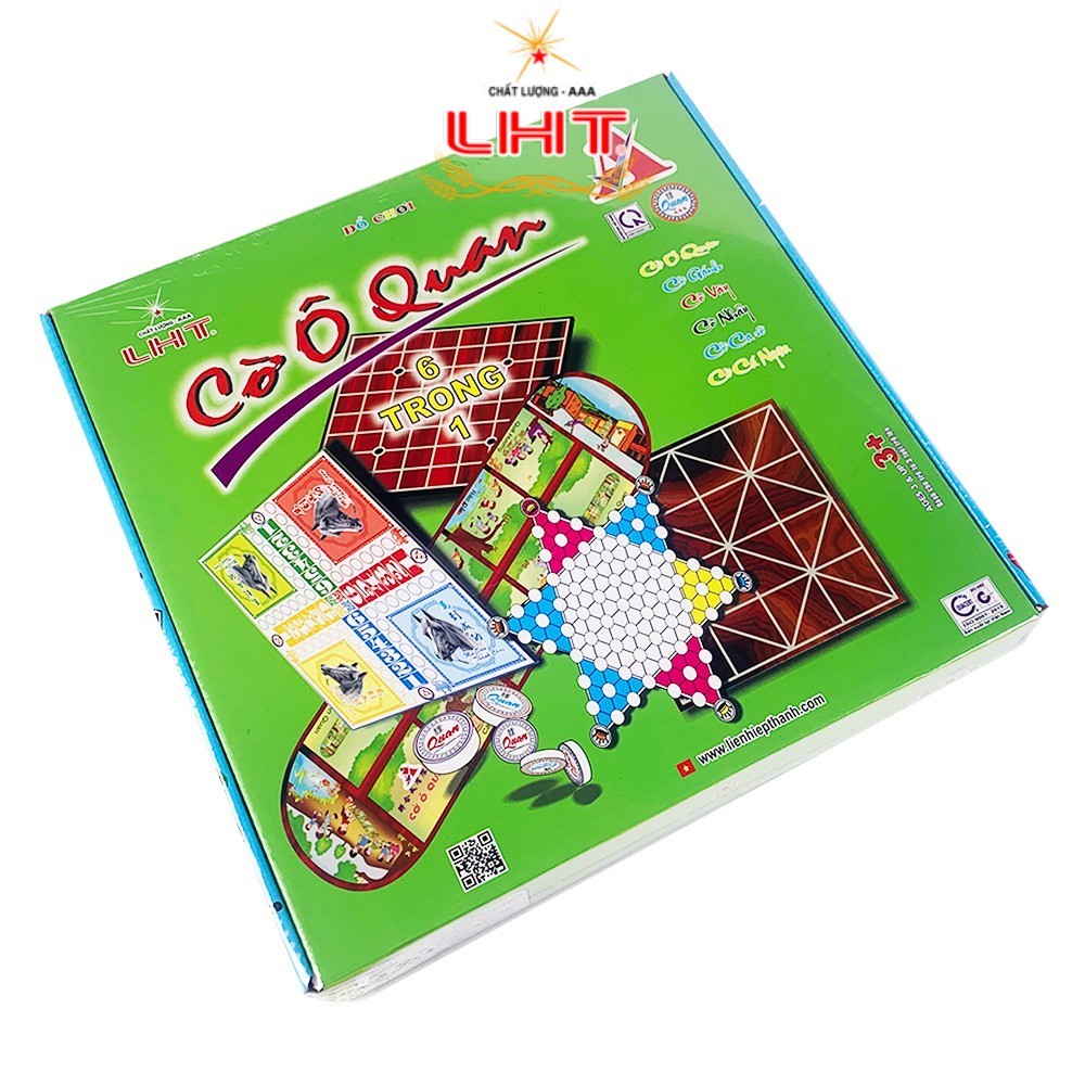 Đồ chơi Cờ Ô quan hộp giấy lớn 6 in 1 [Chính hãng AAA-LHT]