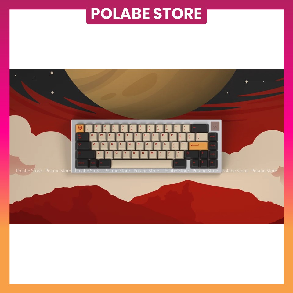 DESKMAT SATURN Clone lót chuột cỡ lớn lót bàn phím kích thước 90x40cm dày 4mm - Deskpad bàn di chuột - Polabe Store