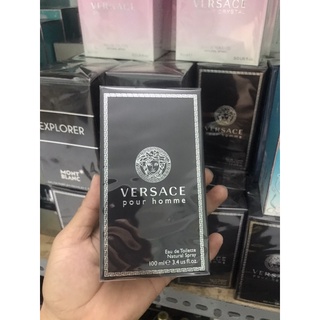 Có tem nhập khẩu Nước hoa nam Versace Pour Homme EDT 100ml .fullbox