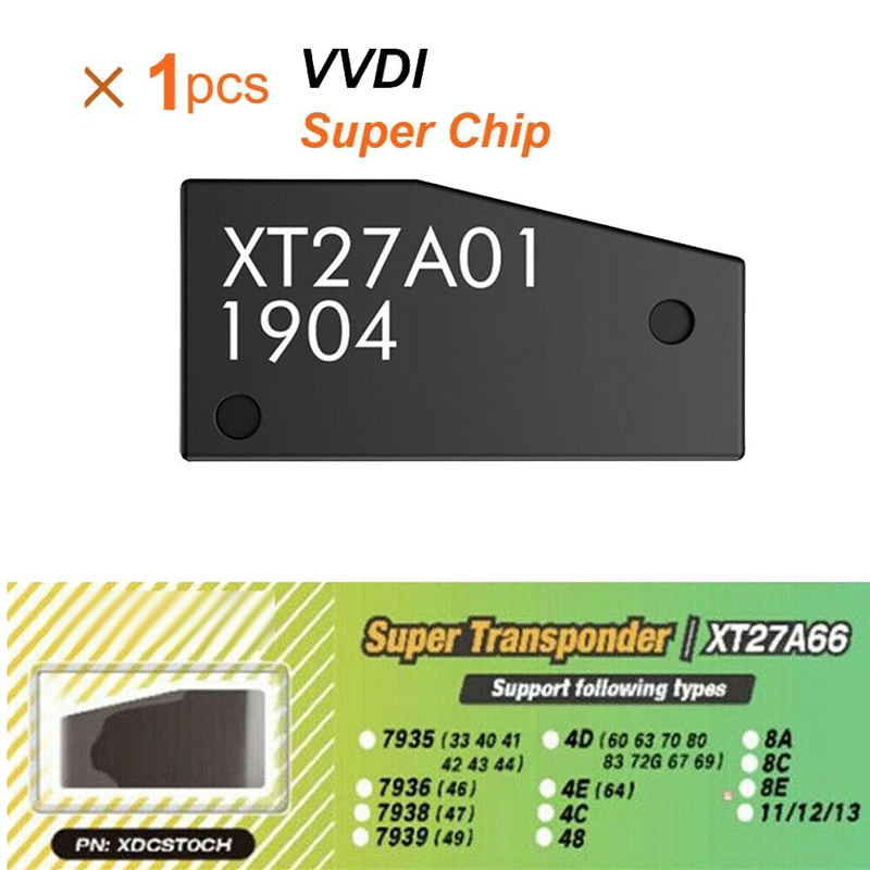 1 Cái Chip Siêu Nhỏ XT27A01 XT27A66 Cho ID46 / 40 / 43 / 4D / 8C / 8A / T3 / 47 Vvdi2Vdi