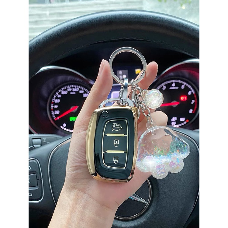 Ốp bảo vệ chìa khóa Hyundai I10 , Tucson , Elantra Cao Cấp