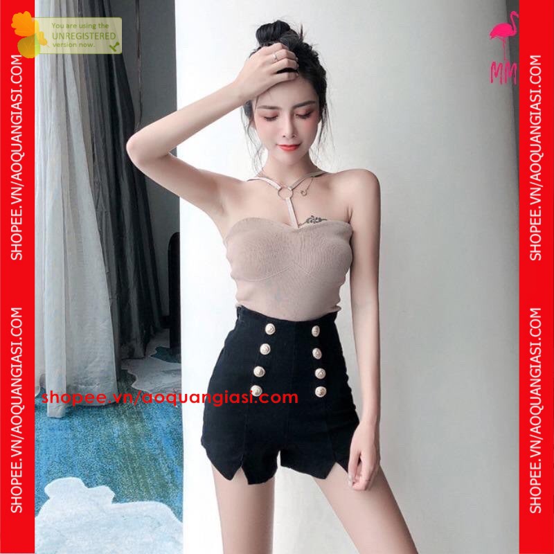 Quần sooc nữ kaki nút 2 bên màu đen size s,m,l MT822, mr602, mt686, mt701 thần thánh chuẩn store hàn quốc korea