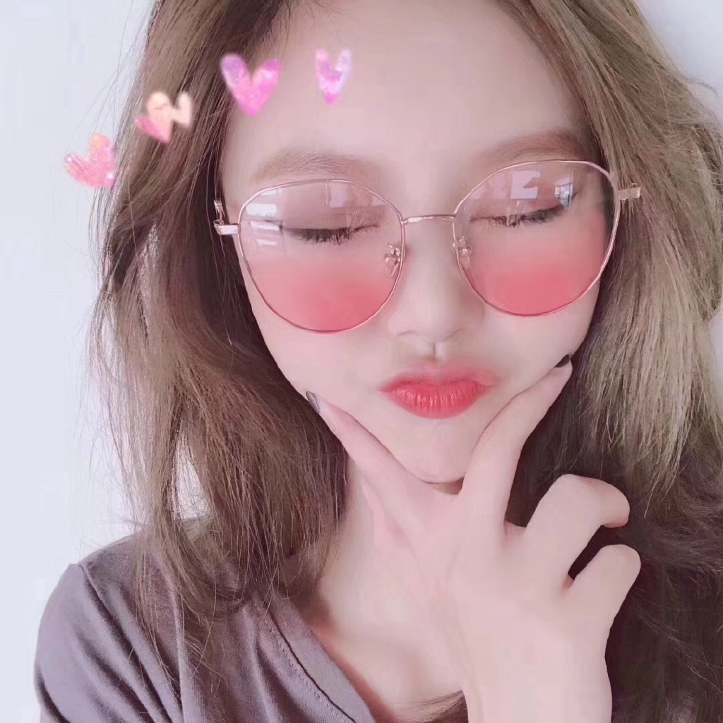 Kính mát gọng tròn kim loại kiểu dáng thời trang cho nữ