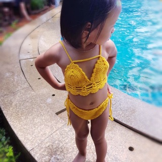 BỘ BIKINI LEN CHO BÉ
